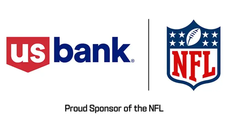 Official U.S. Bank and NFL proud sponsor artwork